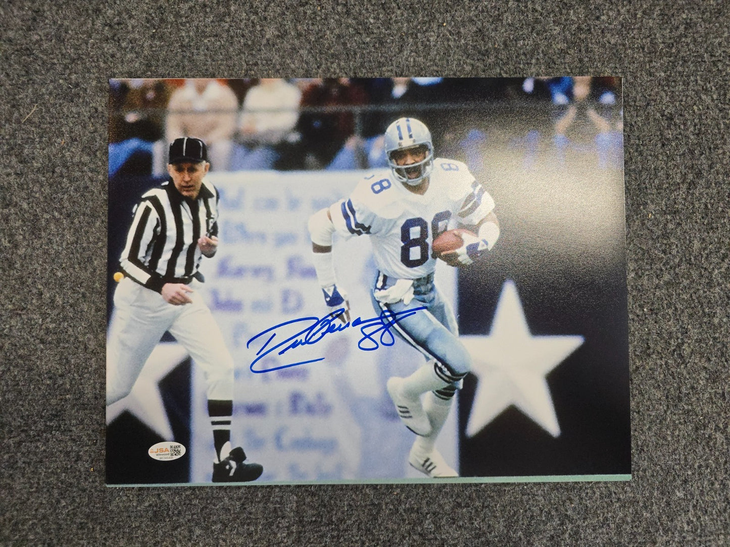 Dallas Cowboys Drew Pearson Autographed Signed Inscribed 11X14 Photo Jsa Coa