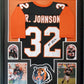 MVP Authentics Framed Cincinnati Bengals Rudi Johnson Autographed Jersey Psa Coa 360 sports jersey framing , jersey framing