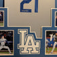 Framed Walker Buehler Autographed Signed La Dodgers Jersey Beckett Holo
