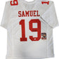 MVP Authentics San Francisco 49Ers Deebo Samuel Autographed Signed Jersey Jsa Coa 126 sports jersey framing , jersey framing