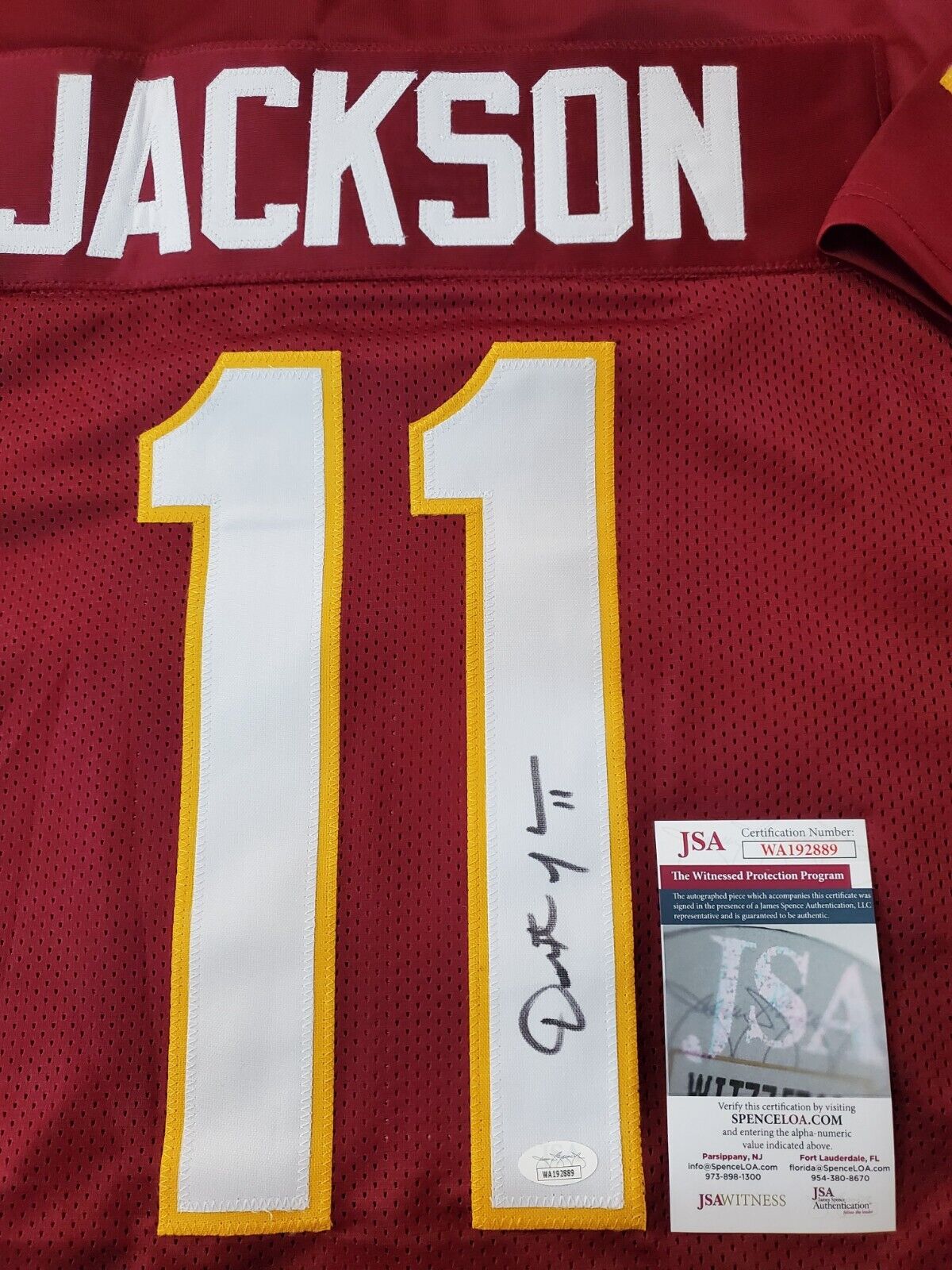 MVP Authentics Florida State Seminoles Dexter Jackson Autographed Signed Jersey Jsa Coa 90 sports jersey framing , jersey framing