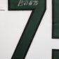 MVP Authentics Framed New York Jets Alijah Vera-Tucker Autographed Signed Jersey Jsa Coa 337.50 sports jersey framing , jersey framing