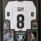 MVP Authentics Framed Oakland Raiders Ray Guy Autographed Signed Jersey Jsa Coa 765 sports jersey framing , jersey framing