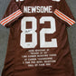 Cleveland Browns Ozzie Newsome Autographed Signed Stat Jersey Beckett Holo