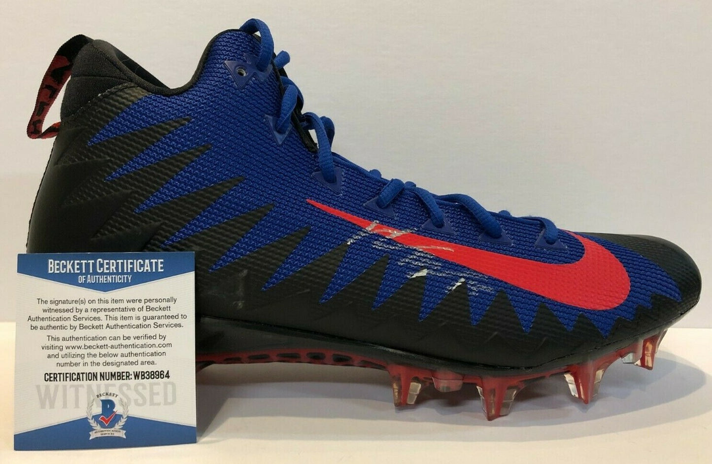 Buffalo Bills John Brown Autographed Signed Nike Cleat Beckett Coa