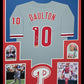 Framed Philadelphia Phillies Darren Daulton Autographed Signed Jersey Jsa Coa