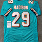Miami Dolphins Sam Madison Autographed Signed Jersey Jsa Coa