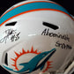 Miami Dolphins Jevon Holland Signed Full Size Speed Replica Helmet Jsa Coa