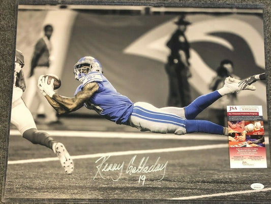 Detroit Lions Kenny Golladay Autographed Signed 16X20 Photo Jsa  Coa