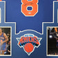 Framed New York Knicks Latrell Sprewell Autographed Inscribed Jersey Psa Coa