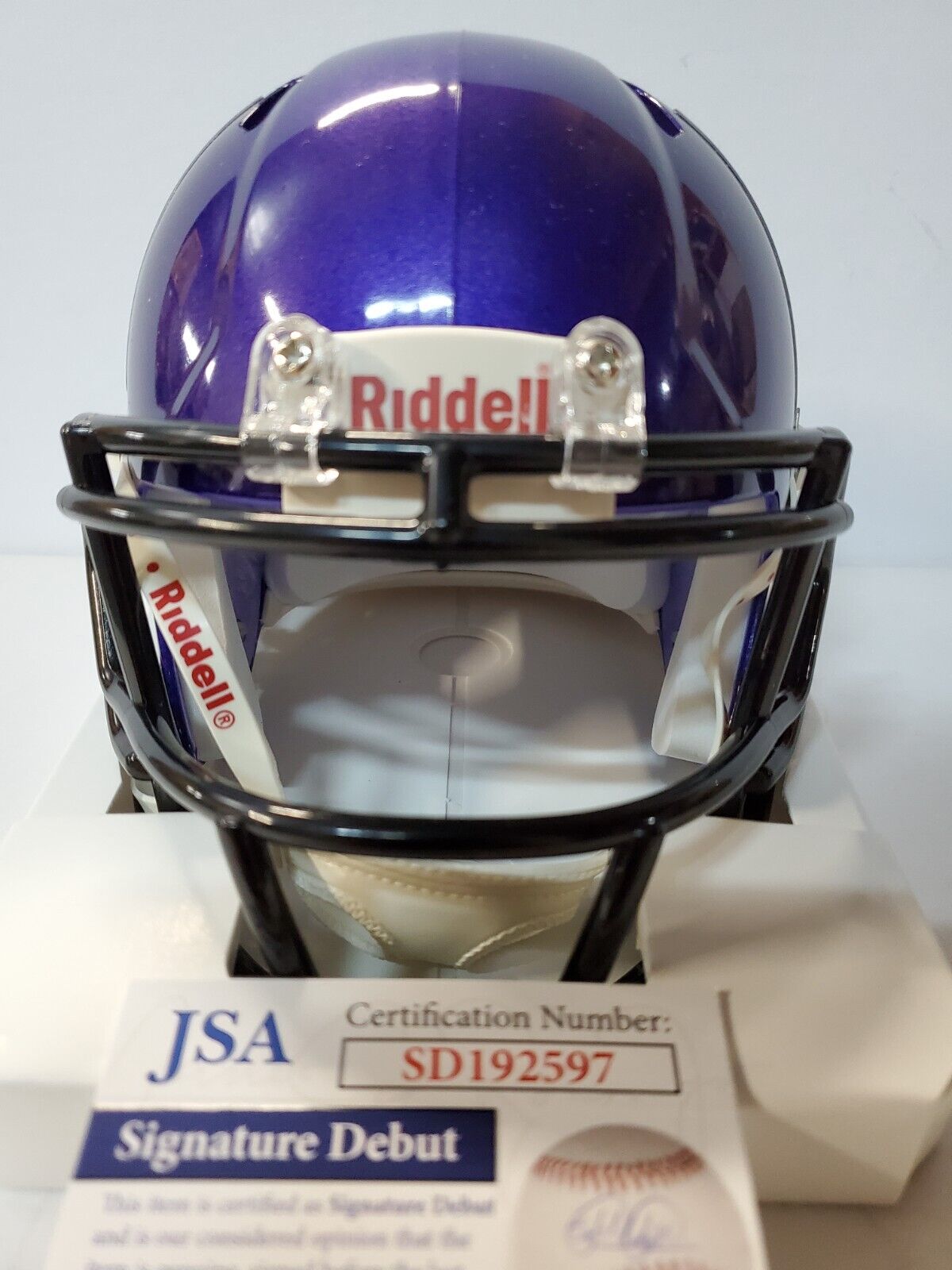 MVP Authentics Northwestern Wildcats Greg Newsome Ii Autographed Signed Mini Helmet Jsa Coa 117 sports jersey framing , jersey framing