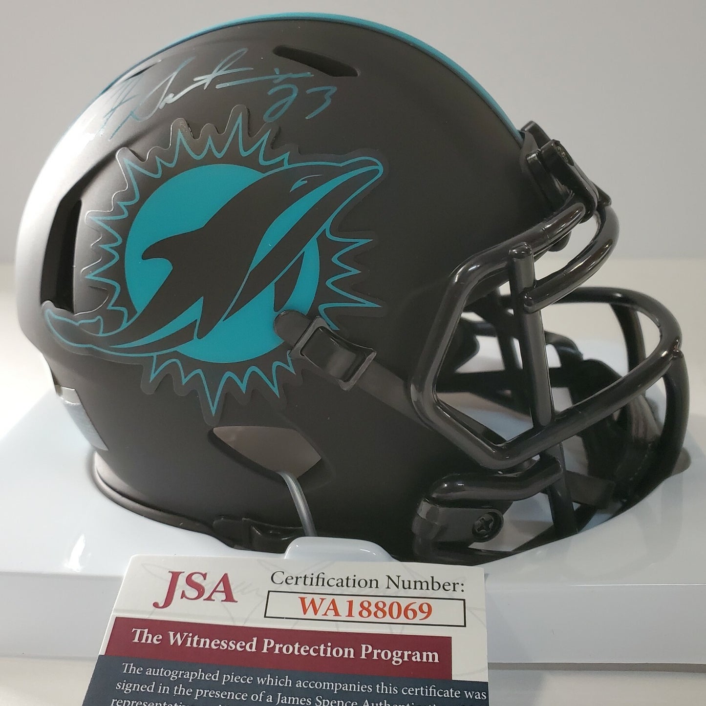 Patrick Surtain Autographed Signed Miami Dolphins Eclipse Mini Helmet Jsa Coa