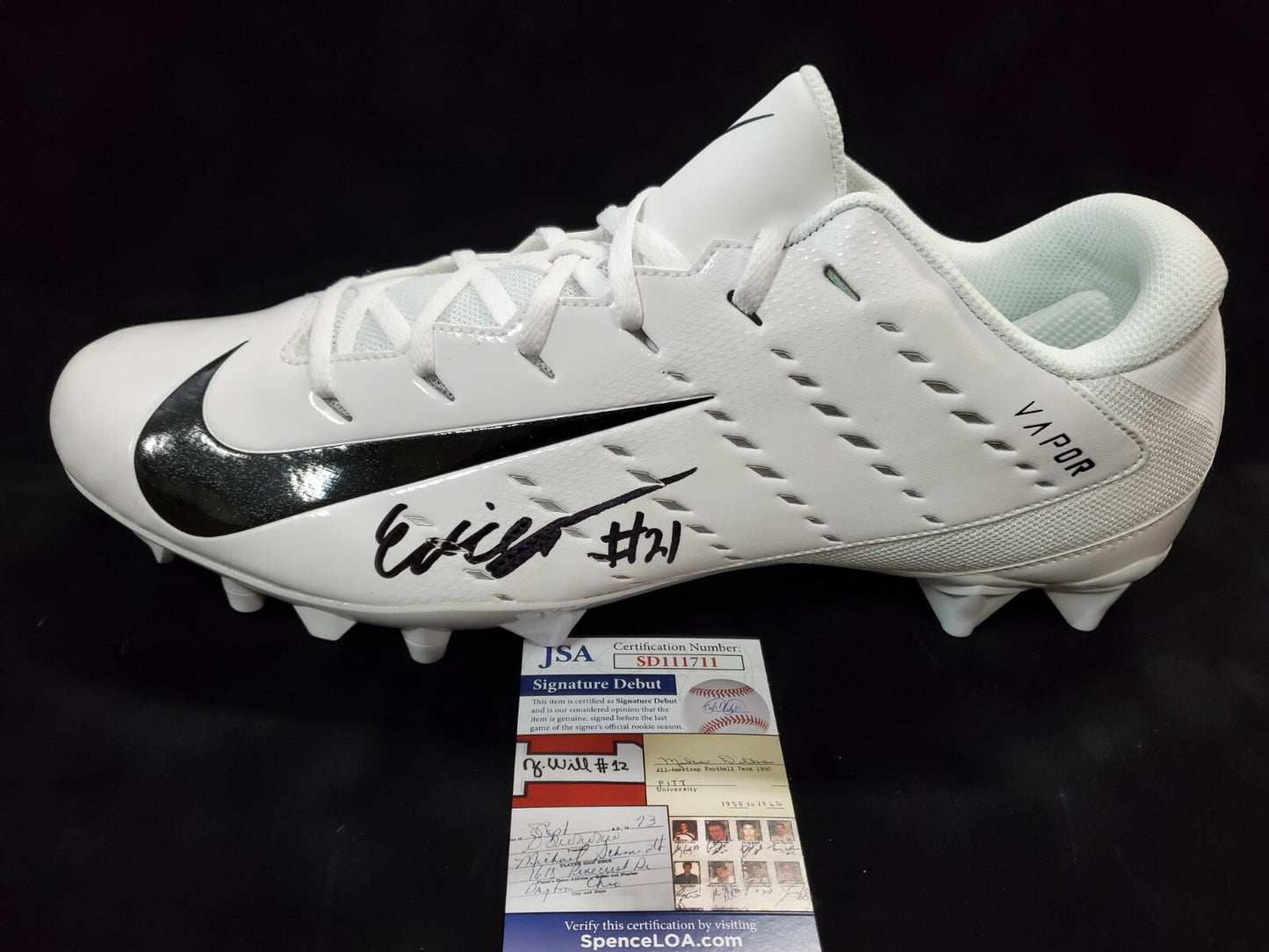 Eric Stokes Autographed Signed Cleat Jsa Coa