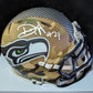 Seattle Seahawks Devon Witherspoon Signed Camo Mini Helmet Beckett Hologram