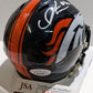 Denver Broncos Caden Sterns Autographed Speed Mini Helmet Jsa Coa