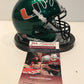 Warren Sapp Autographed Signed Miami Hurricanes Mini Helmet Jsa Coa