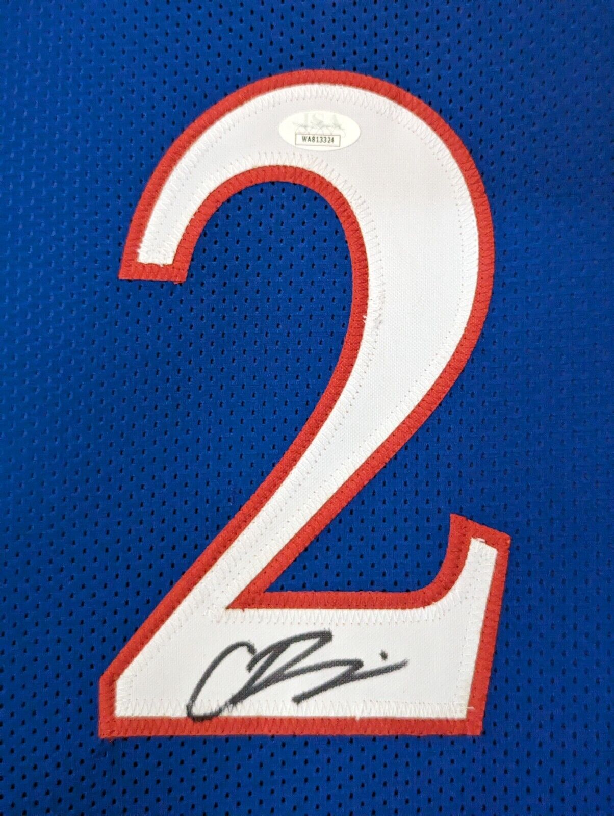MVP Authentics Framed Kansas Jayhawks Christian Braun Autographed Signed Jersey Jsa Coa 585 sports jersey framing , jersey framing