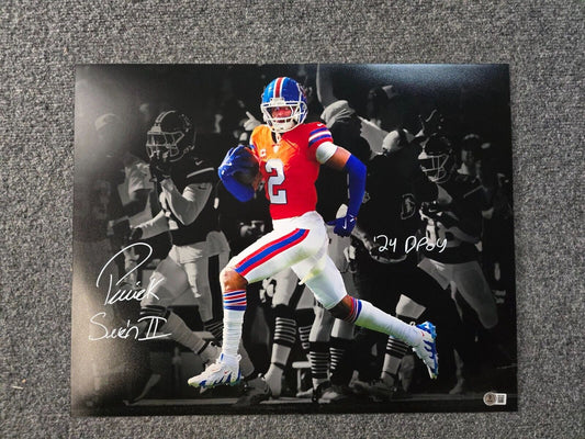 Denver Broncos Pat Surtain Ii Autographed Signed "Dpoy" 16X20 Photo Jsa Holo