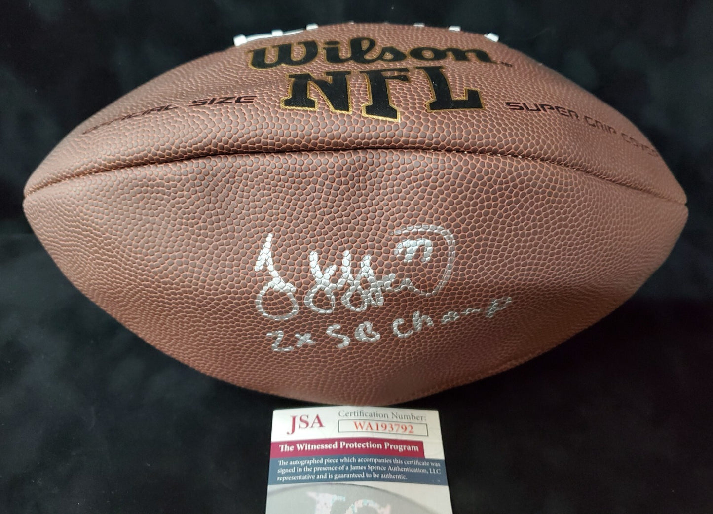 Dallas Cowboys Jim Jeffcoat Autographed Signed Football Jsa Coa