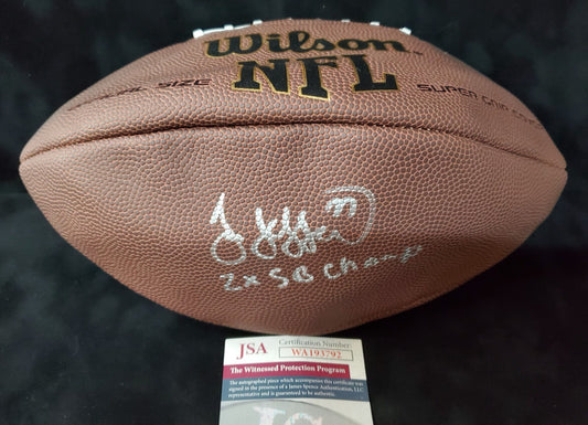 Dallas Cowboys Jim Jeffcoat Autographed Signed Football Jsa Coa