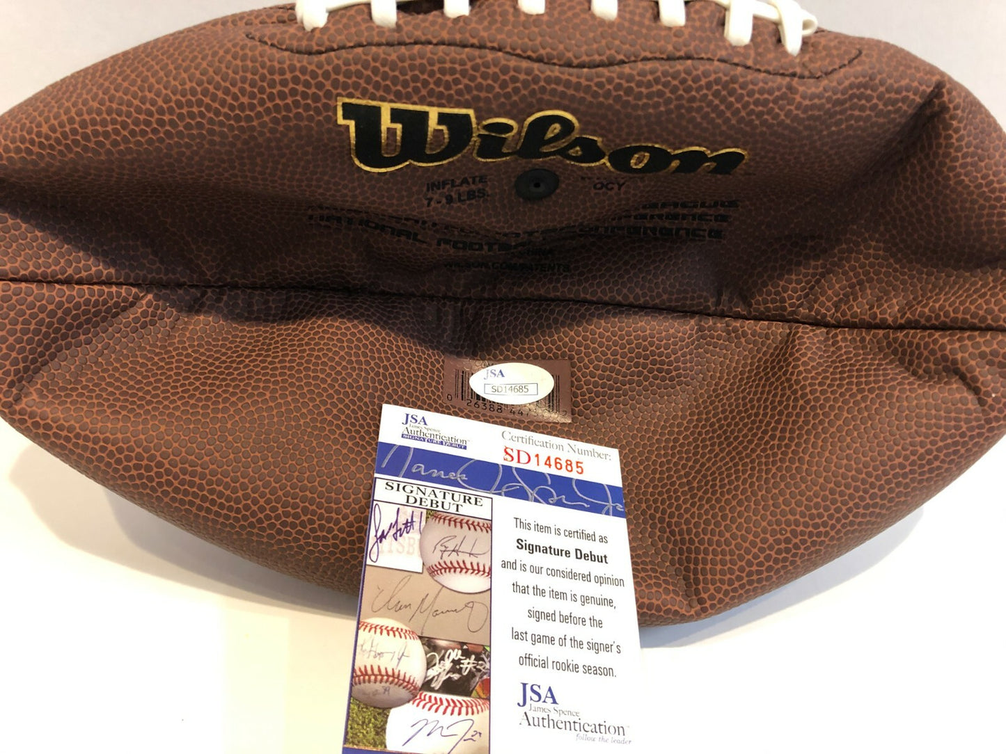 Buffalo Bills Greg Rousseau Autographed Signed Nfl Football Jsa Coa