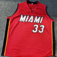 Miami Heat Alonzo Mourning Autographed Signed Jersey Jsa Coa