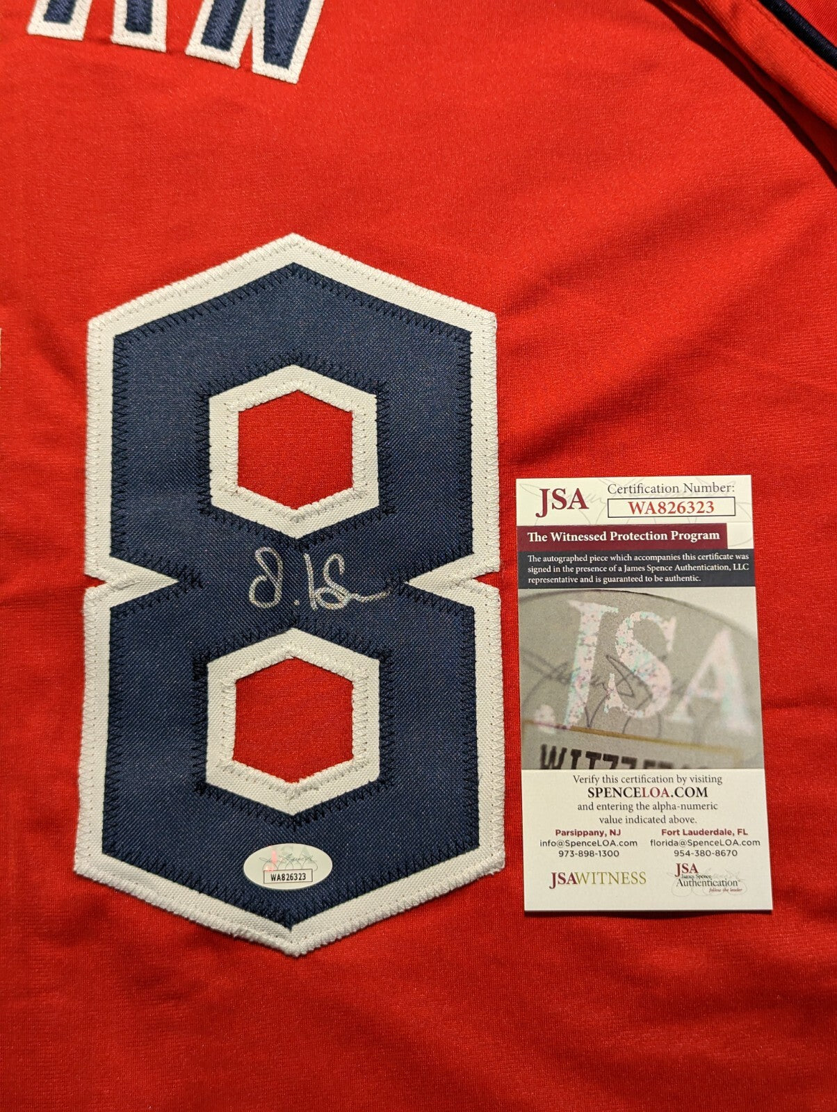 Steven Kwan Autographed Signed Cleveland Guardians Style Custom Jersey Jsa Coa