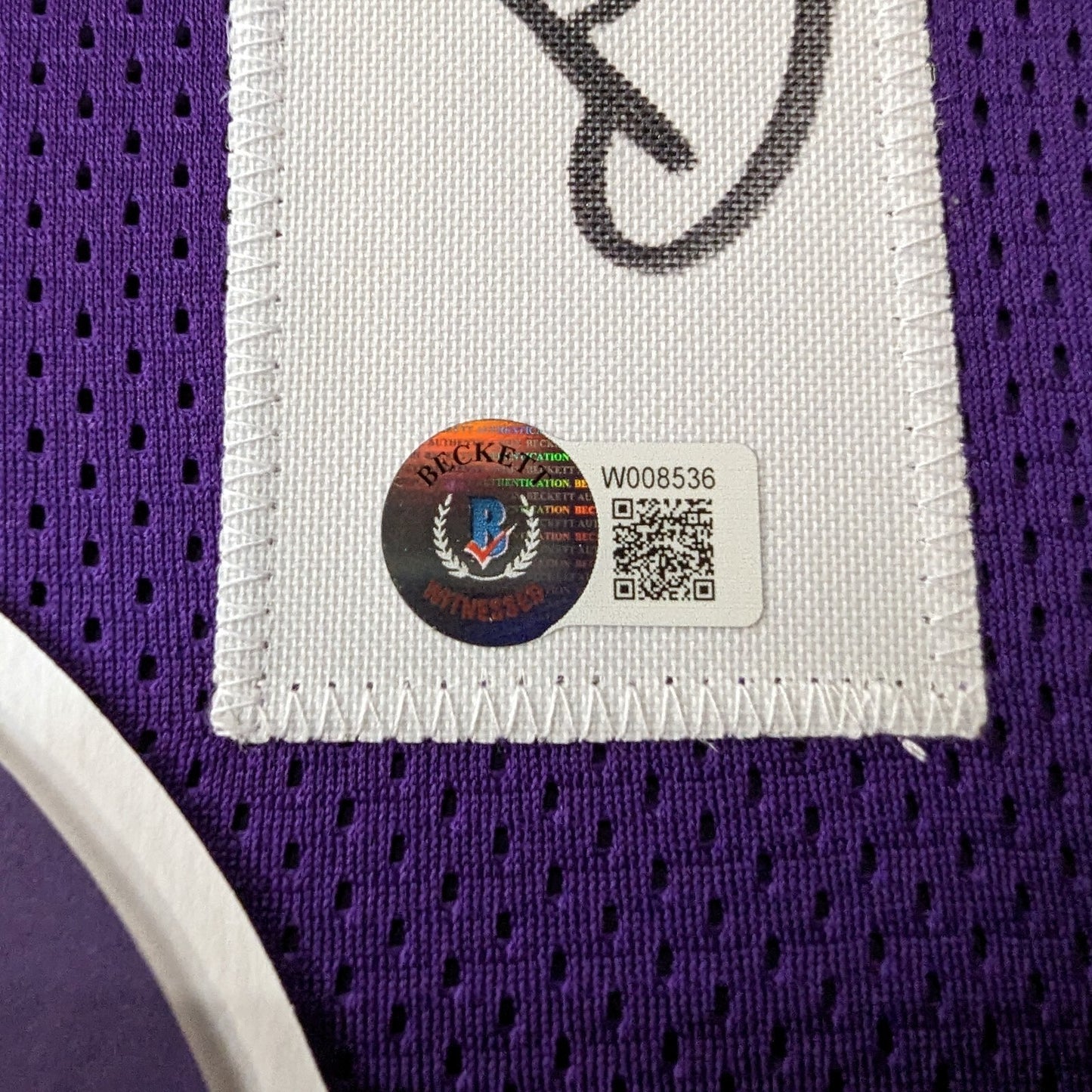 Framed Minnesota Vikings Dalvin Cook Autographed Signed Jersey Beckett Holo