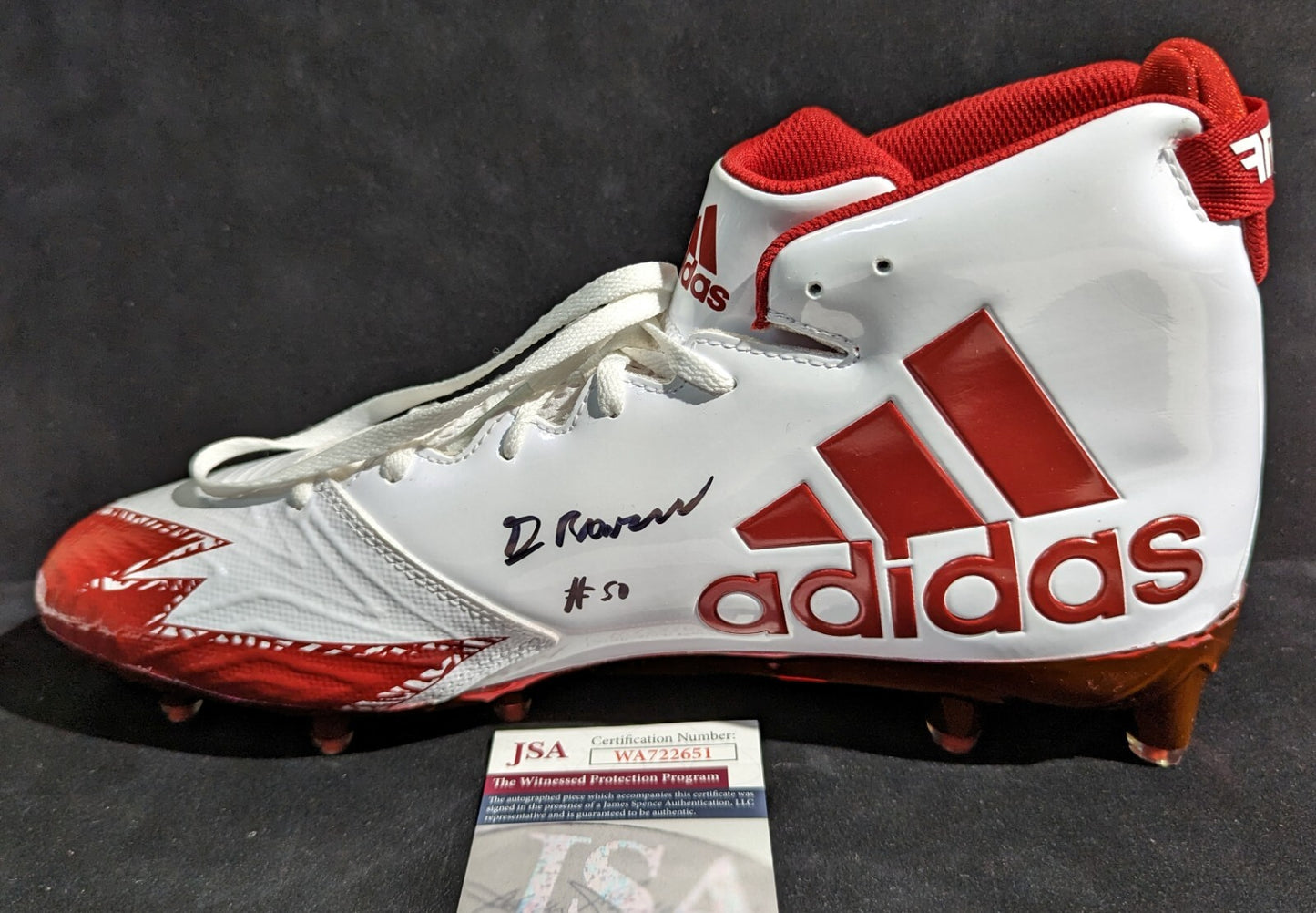 Buffalo Bills Greg Rousseau Autographed Signed Cleat Jsa Coa