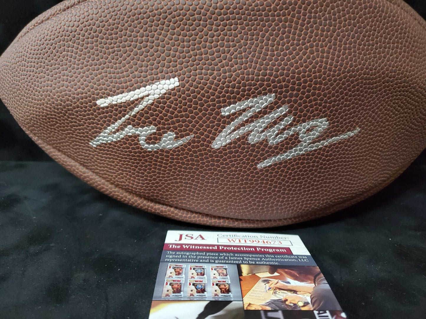 Las Vegas Raiders Tre'von Moehrig Autographed Signed Football Jsa Coa