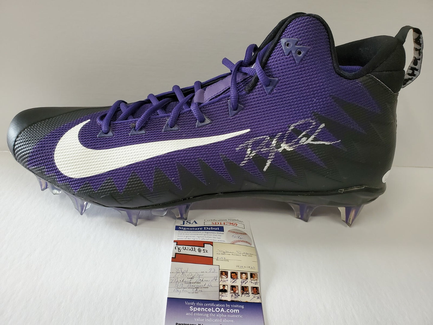 Odafe Jayson Oweh Autographed Signed Cleat Jsa Coa