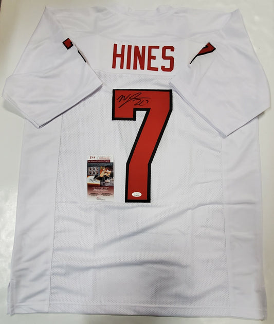 Nc State Nyheim Hines Autographed Signed Jersey Jsa Coa