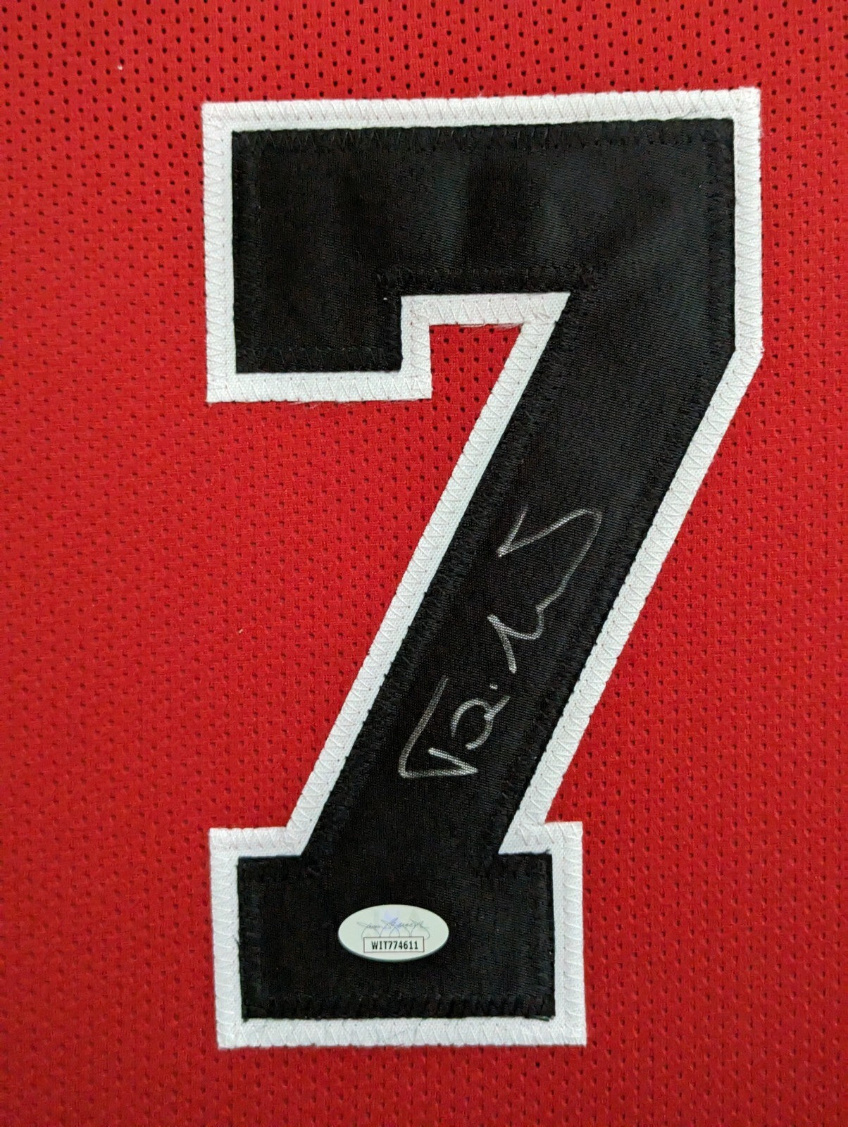 Framed Chicago Bulls Toni Kukoc Autographed Signed Jersey Jsa Coa