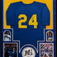 Suede Framed Seattle Mariners Ken Griffey Jr Autographed Jersey Beckett Coa