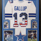 Framed Dallas Cowboys Michael Gallup Autographed Signed Jersey Beckett Coa