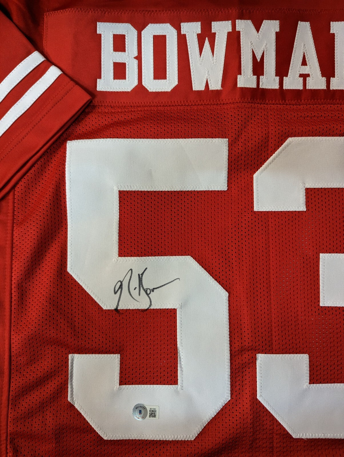 San Francisco 49Ers Navorro Bowman Autographed Signed Jersey Jsa Coa
