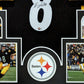 Framed Pittsburgh Steelers Kenny Pickett Autographed Signed Jersey Beckett Holo