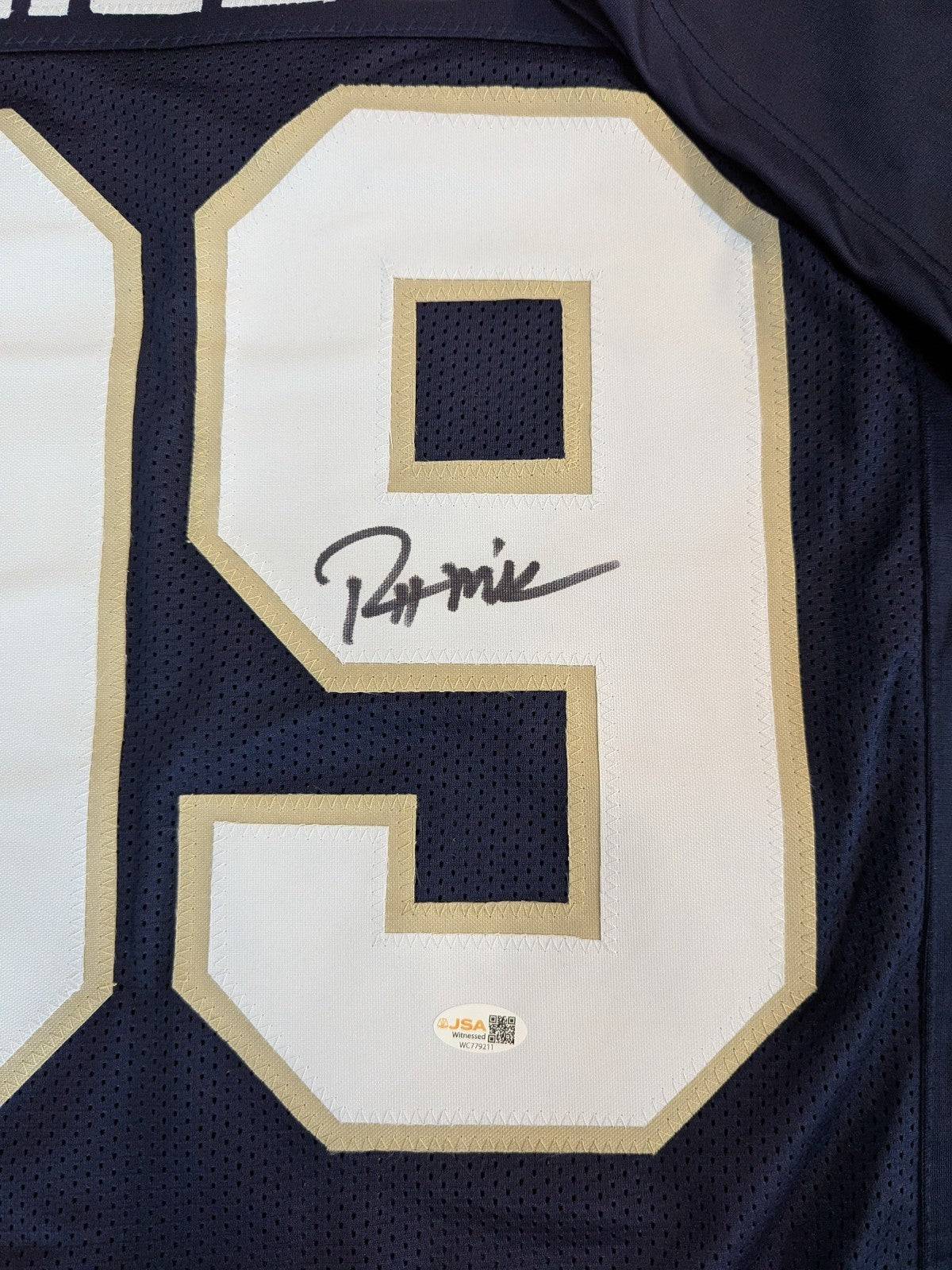 Notre Dame Rylie Mills Autographed Signed Jersey Jsa  Coa