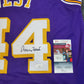 Los Angeles Lakers Jerry West Autographed Signed Jersey Jsa Coa