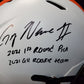 Cleveland Browns Greg Newsome Ii Signed Full Size Lunar Replica Helmet Jsa Coa