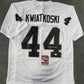 Las Vegas Raiders Nick Kwiatkoski Autographed Jersey Jsa Coa