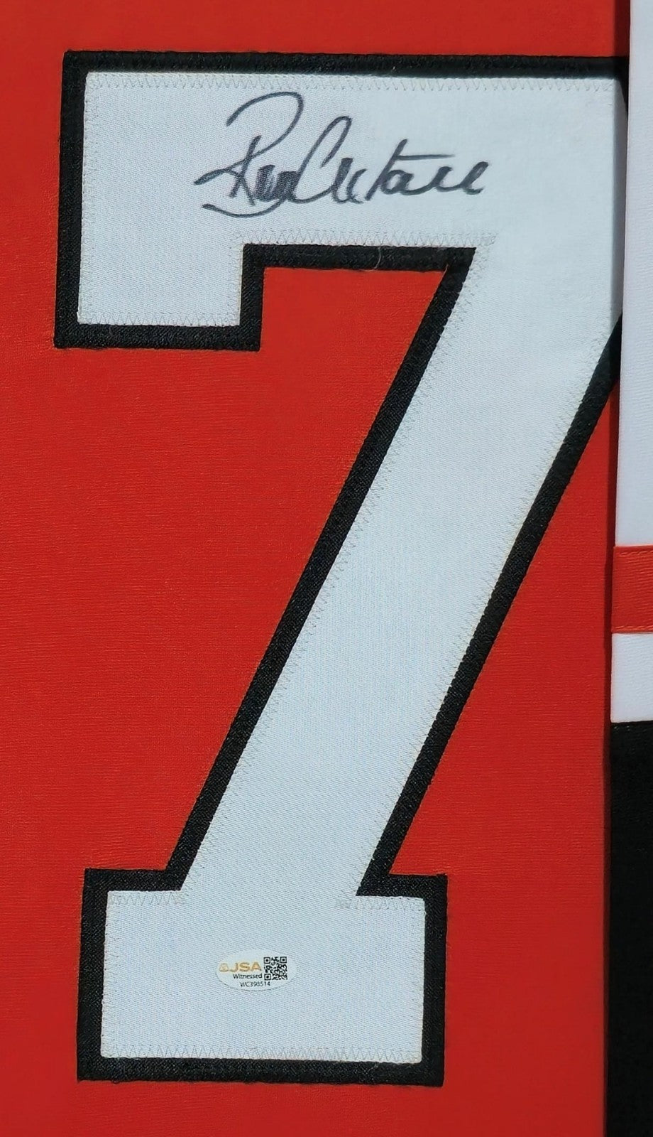 Framed Philadelphia Flyers Ron Hextall Autographed Jersey Jsa Holo
