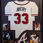 Framed Atlanta Braves Steve Avery Autographed Signed Jersey Jsa Coa