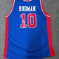 Detroit Pistons Dennis Rodman Autographed Signed Jersey Jsa Holo