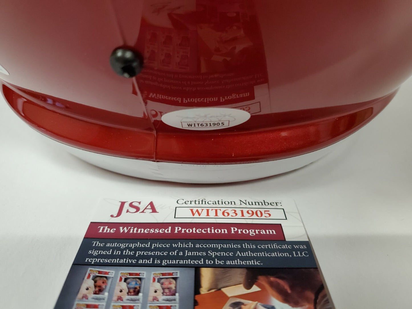 Marquise Brown Autographed Inscribed Oklahoma Sooners Full Sz Rep Helmet Jsa Coa