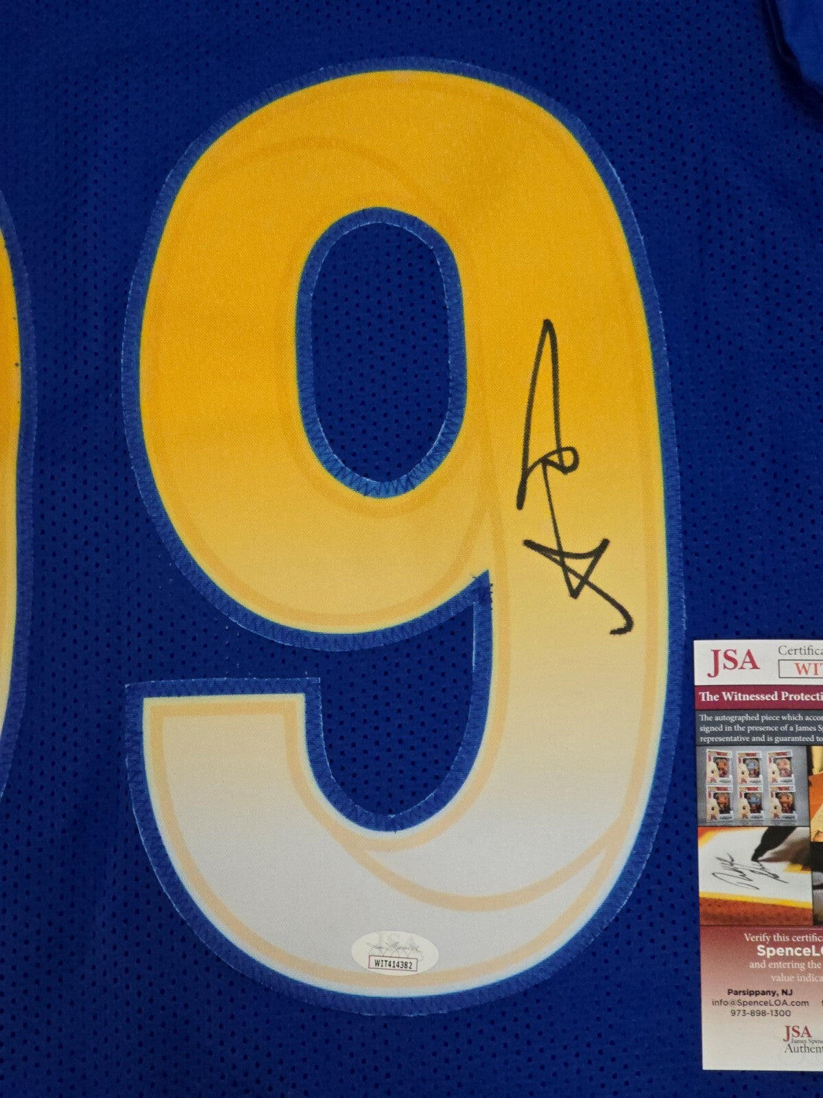 Los Angeles Rams Aaron Donald Autographed Signed Jersey Jsa Coa