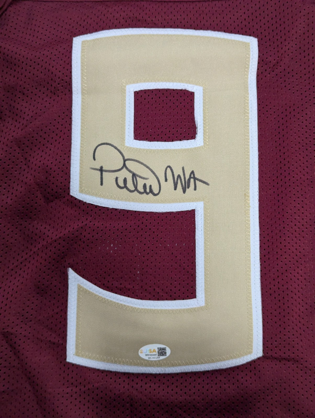 Florida State Seminoles Peter Warrick Autographed Signed Jersey Jsa Coa