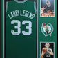 Framed Boston Celtics Larry Bird Autographed Signed Jersey Larry Bird Holo