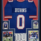 Framed New York Giants Brian Burns Autographed Jersey Jsa Coa