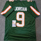 Miami Hurricanes Brevin Jordan Autographed Signed Jersey Jsa  Coa